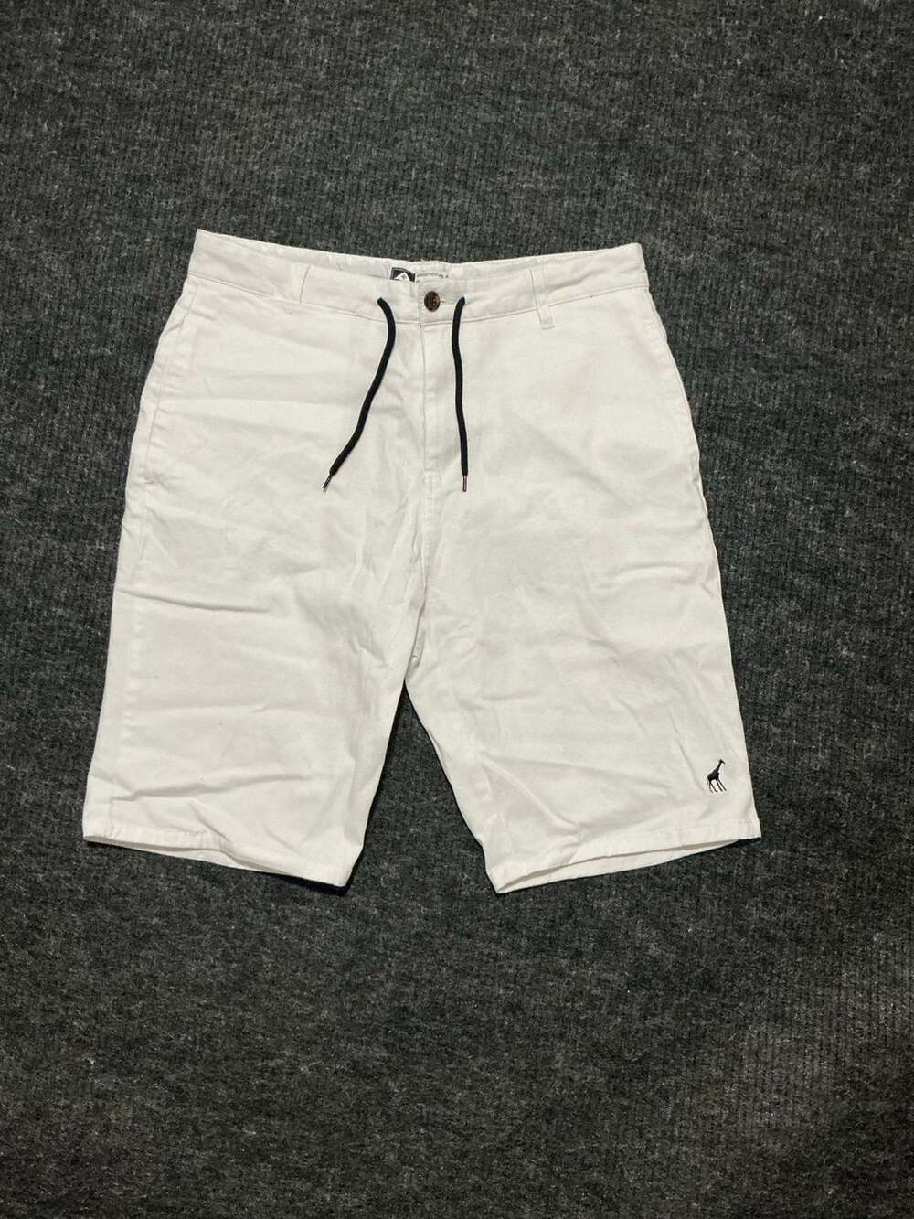 Underground Inventive Shorts Mens Size 34/10 White With Drawstring